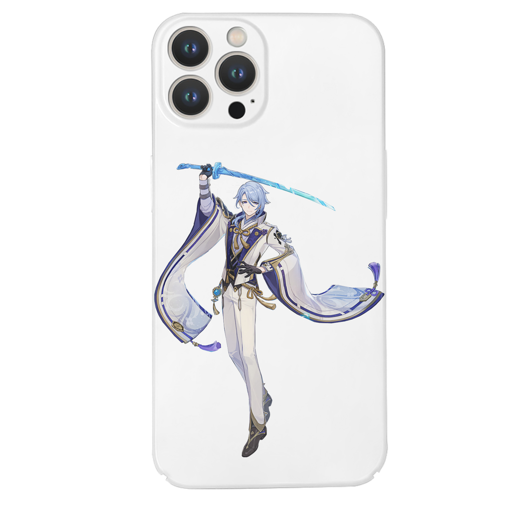 げんし神 神里綾人 かみさとあやと genshin Kamisato Ayato 【iPhone 14シリーズ対応】ハードケース